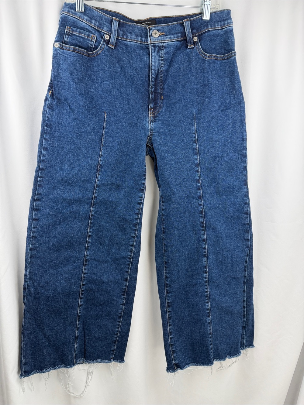Banana Republic Wide-Leg High-Rise Cropped Jeans Size 30/10
